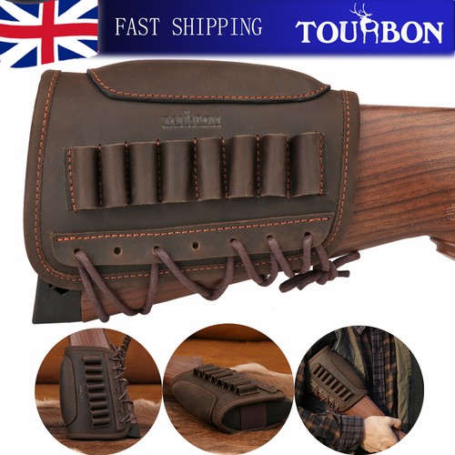 Tourbon leather cheek rest - tourbon,