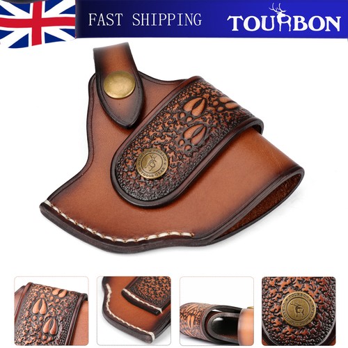 Tourbon leather pistol holster - tourbon,