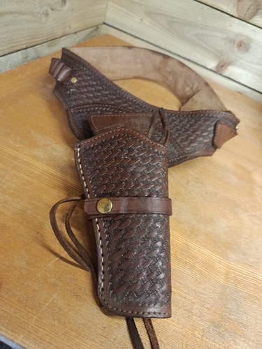 Vintage tooled leather western - vintage,