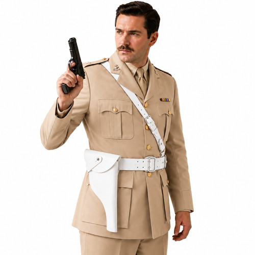 Genuine leather gun - leather,