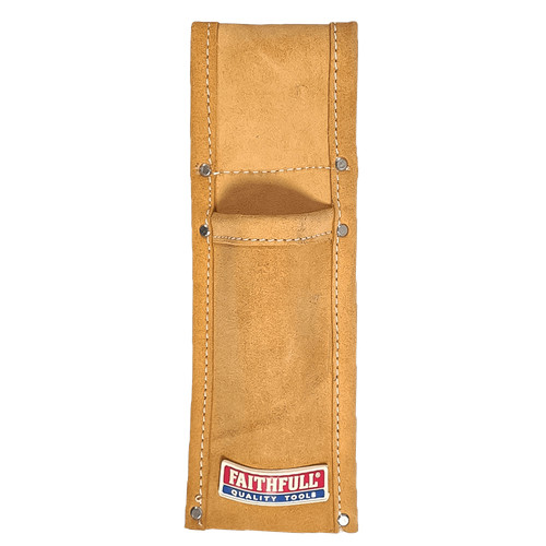 Leather trowel holster - leather,
