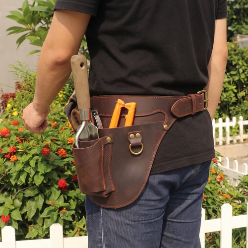 Genuine leather tool belt - genuine,
