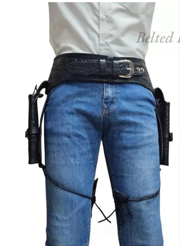 Cowboy gun double holster - cowboy,
