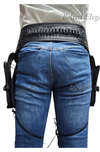 Cowboy gun double - double, holster