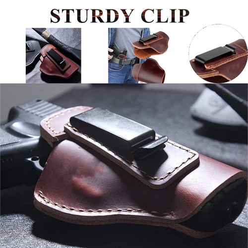 Iwb leather holster gun pistol - iwb,