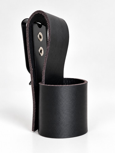 Leather torch holster belt - torch,