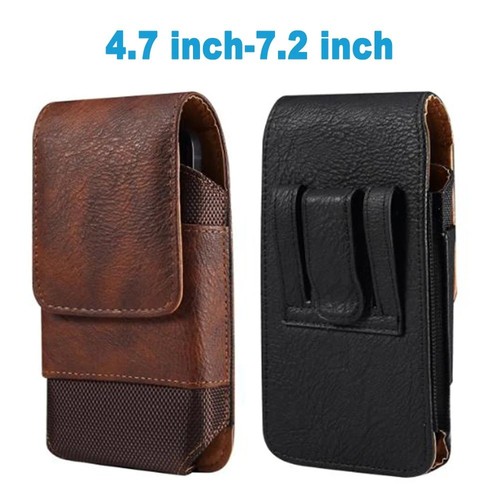 Leather phone holster - phone,