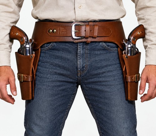 Double holster gun - , revolver