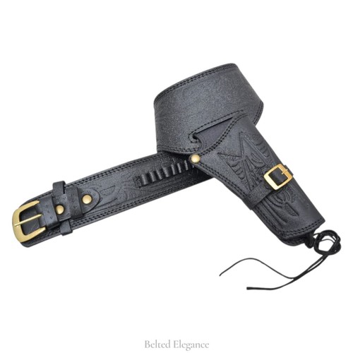 Leather gun holster pistol - leather,