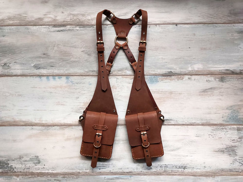 Leather holster real - leather,