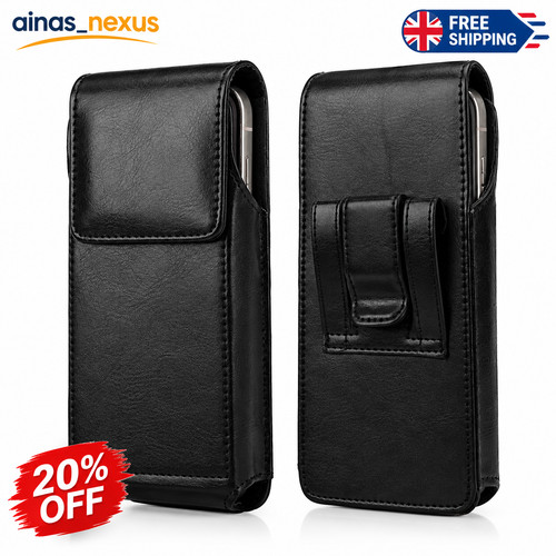 Leather phone holster - phone, waist