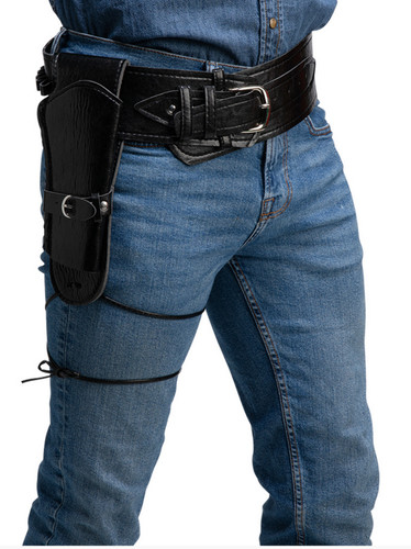 Deluxe cowboy holster - belt, &