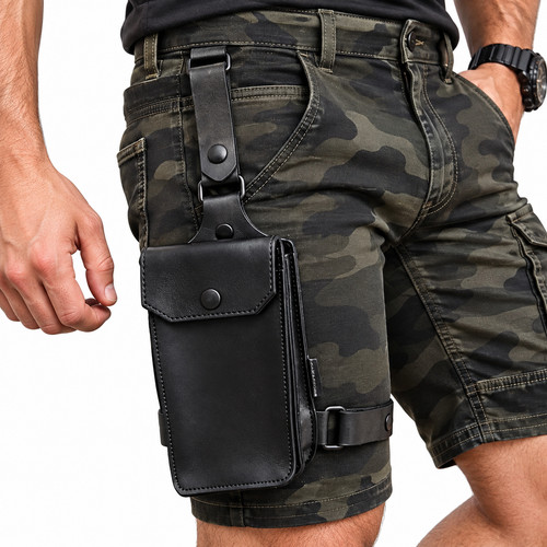 Genuine cow leather thigh - genuine,