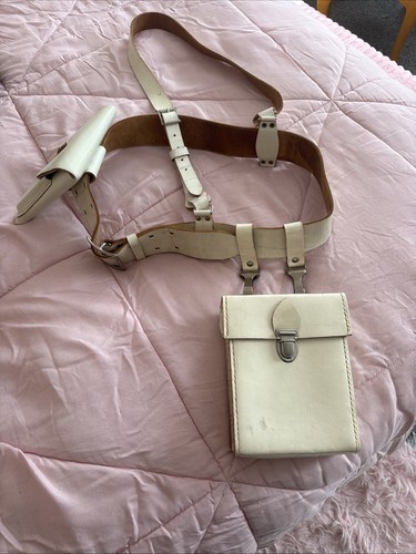 White leather italian police - italian,