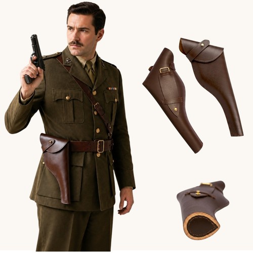 Leather gun holster for - gun,
