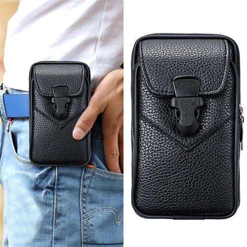 Men retro leather mobile phone - men,
