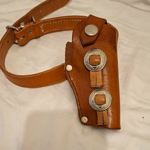 Brown leather cowboy - brown, cowboy/western